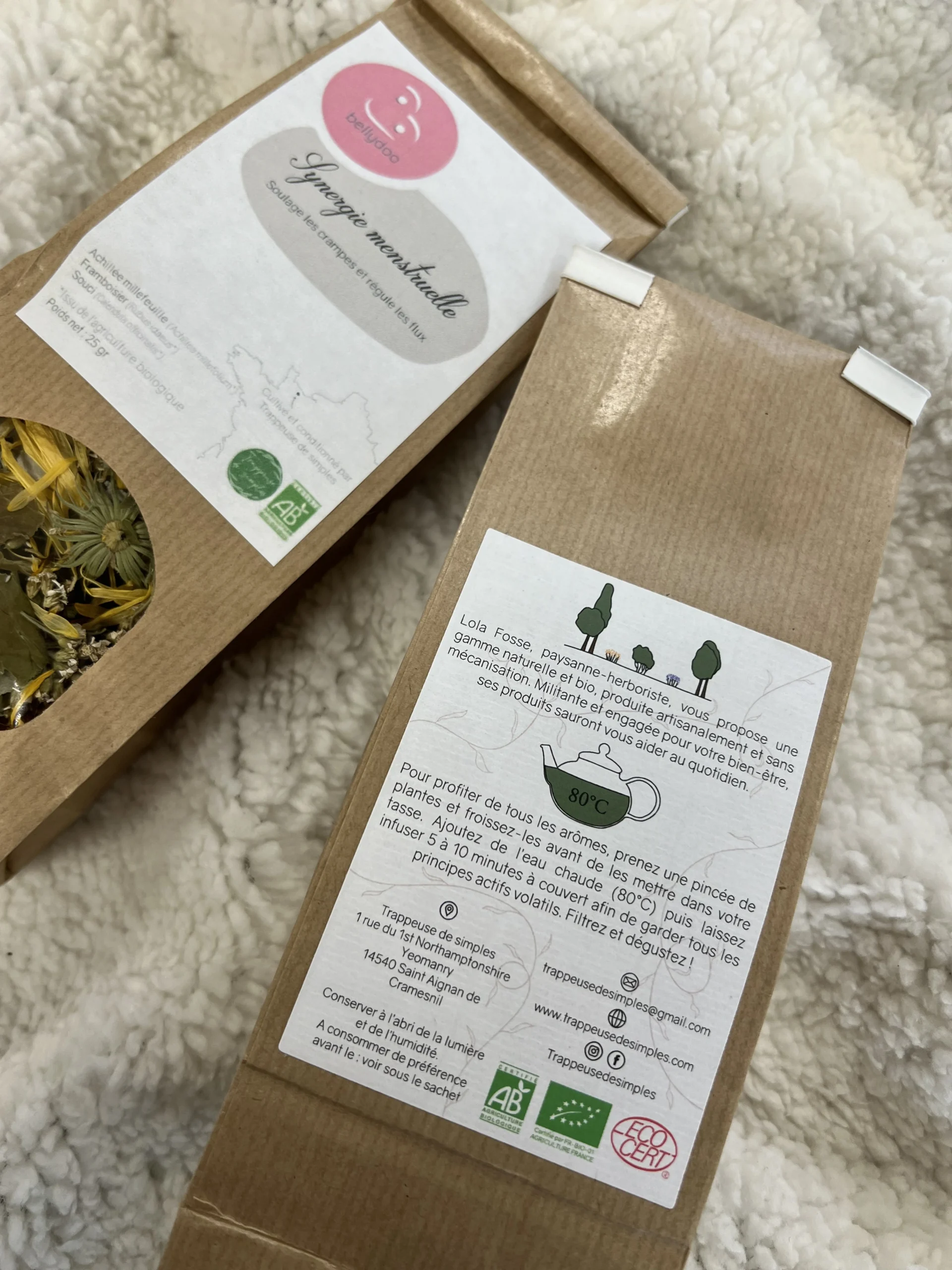 tisane bio trappeuse de simples