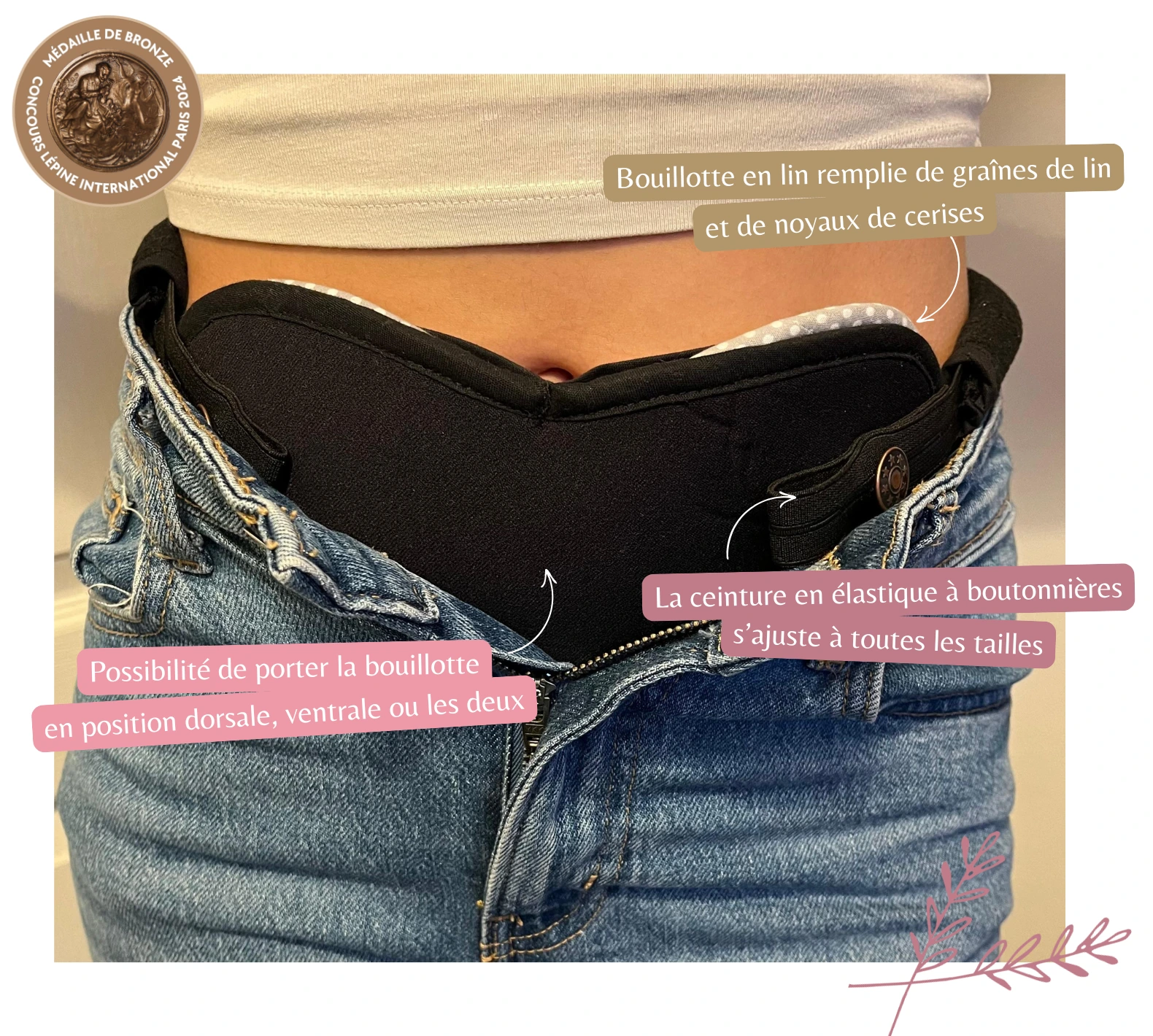 Bouillotte Bellydoo Bien-être Règles douloureuses